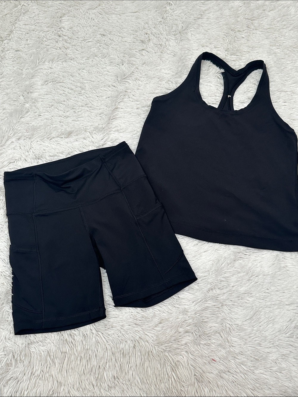 💕 Lululemon Fast & Free 6” Short & Aline Tank Set